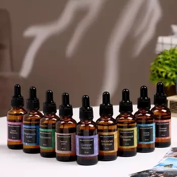 Эфирное масло, набор (9 в 1), по 30 мл "Богатство Аромата" №3