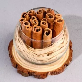 Набор ароматический: ваза-саше с корицей, ароматическое масло "Шалфей и морская соль", 10 мл 79992