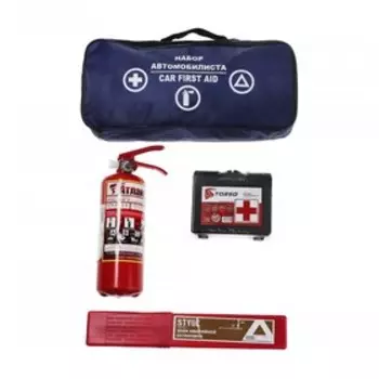 Набор автомобилиста TORSO, для прохождения тех осмотра, 4 предмета
