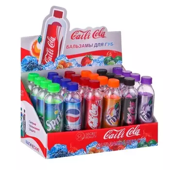 НАБОР Бальзам для губ "Газированные напитки", микс, 24 шт