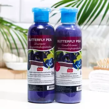 Набор Banna Мотыльковый горошек шампунь, 360 мл и кондиционер для волос, 360 мл