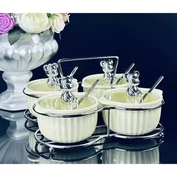 Набор банок Lenardi, 150 мл, 4 шт