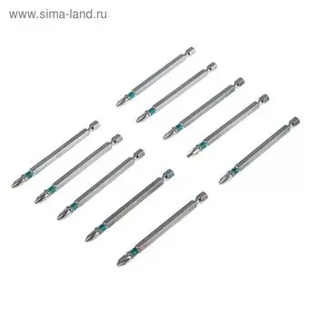 Набор бит GROSS 11379, PH2 х 90 мм, сталь S2, 10 шт.
