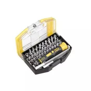 Набор бит KWB, биты: SL/PH/T/TT/HEX/R, 37 предметов, сталь S2