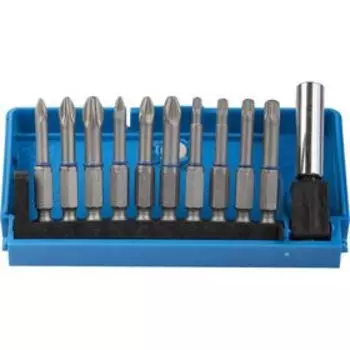 Набор бит "ЗУБР", Cr-Mo, 11 предметов