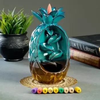 Набор благовоний на подставке "Ананас" 24х16х14см