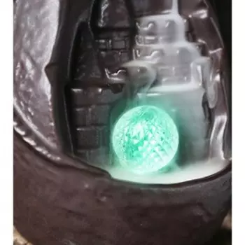 Набор благовоний на подставке "Дракон на замке" 19х10см, с подсветкой батарейки LR44