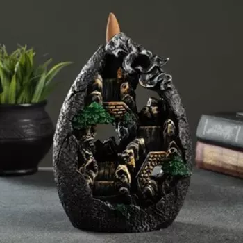 Подставка для благовоний TAKE IT EASY «Горы», набор благовоний конусы, стелющийся дым, 19138 см