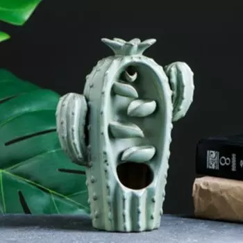 Подставка для благовоний TAKE IT EASY «Кактус», набор благовоний конусы, стелющийся дым, 14819 см