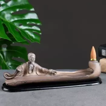 Подставка для благовоний TAKE IT EASY «Мудрец», набор благовоний конусы, стелющийся дым, 289 см