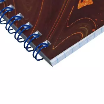 Набор блокнотов А7, 40 листов в клетку на гребне "Мрамор", обложка мелованный картон, блок офсет, 8 штук