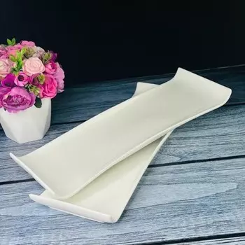 Набор блюд Lenard Lenardi Bianco, длина 40.5 см, 2 шт