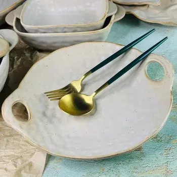 Набор блюд Lenardi «Дюна», с ручкам, d=27 см, 2 шт