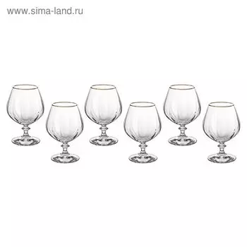 Набор бокалов для бренди «Анжела», 400 мл, 6 шт.