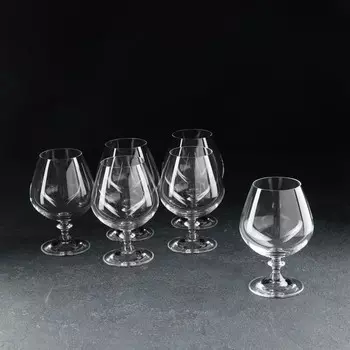 Набор бокалов для бренди «Анжела», хрустальное стекло