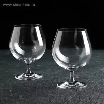 Набор бокалов для бренди Golden Set, 400 мл, 2 шт, в подарочной упаковке