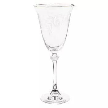 Набор бокалов для красного вина Asio, декор «Панто, затирка золото, отводка золото», 250 мл x 6 шт.