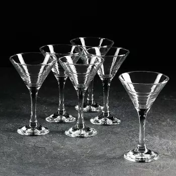 Набор бокалов для мартини Lugas2, 230 мл, 6 шт
