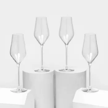 Набор бокалов для шампанского BALLET, 310 мл, хрустальное стекло, 4 шт
