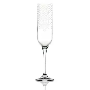 Набор бокалов для шампанского Crystalex «Ума. Honeycomb», 200 мл, 2 шт