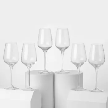 Набор бокалов для вина Chef&Sommelier SUBLYM, 350 мл, хрустальное стекло, 6 шт.