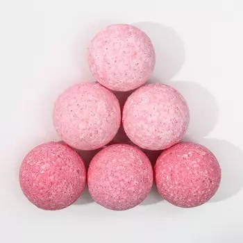 Бомбочки для ванны «С любовью», 620 г, аромат нежный десерт, Чистое счастье