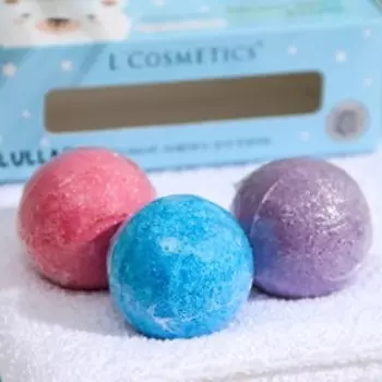 Набор бомбочек “LULLABY” (голубой), 55г*3шт