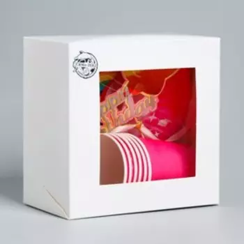 Набор бумажной посуды «С Днём Рождения», единорог