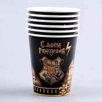 Набор бумажной посуды «Волшебство»: 6 тарелок, 6 стаканов