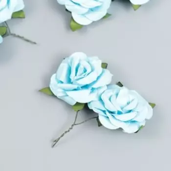 Набор бумажных цветов и тычинок "Astra" для творчества и скрапбукинга, ассорти №2