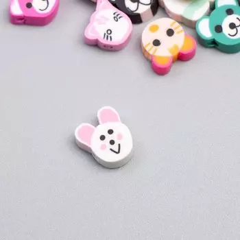 Набор бусин из полимерной глины "Астра" 10 мм, 20 гр, зверята