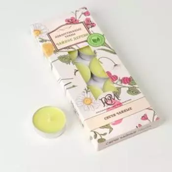 Набор чайных свечей ароматических "Чайное дерево", 10 штук