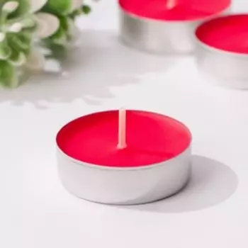 Набор чайных свечей ароматических "Вишня", 24 шт