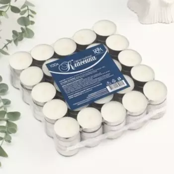 Набор чайных свечей «Классика», белый, 100 шт.