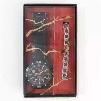 Набор: часы наручные и браслет «Ты»