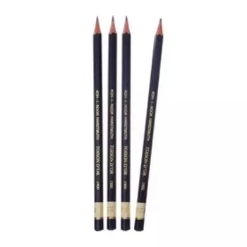 Набор чернографитных карандашей 4 штуки Koh-I-Noor, профессиональных 1900 5В (2474705)