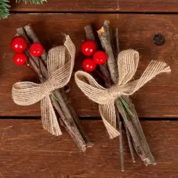 Новогодний декор «Веточки», 12 см