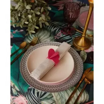 Набор декоративных колец "Love" - 4 шт, 100% п/э, фетр