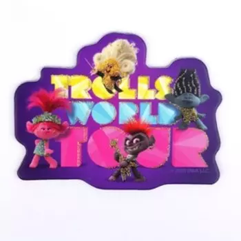 Набор декоративных наклеек «Тролли. Мировой тур»