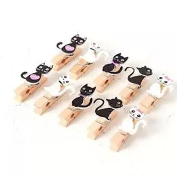 Прищепки декоративные «Кошечки» набор 10 шт.
