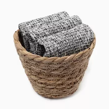 Набор декоративных салфеток «Этель» Grey, 3030 см, 3 шт., 100% хлопок