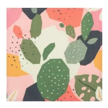 Набор декоративных салфеток на стол 2 шт "Экзотика" 30*30см,100% п/э