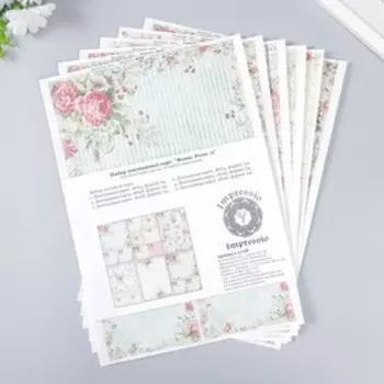 Набор декупажных карт 6 шт «Розы-2»