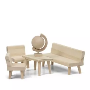 Набор деревянной мебели для домика «Гостиная»