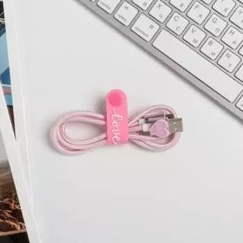 Набор держатель для провода и кабель USB Android «Идеальная пара», 12 х 19 см