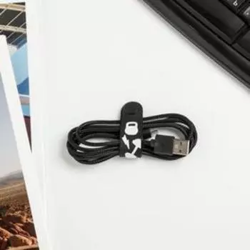 Набор: держатель для провода и кабель USB Android «Первый во всем», 1 м