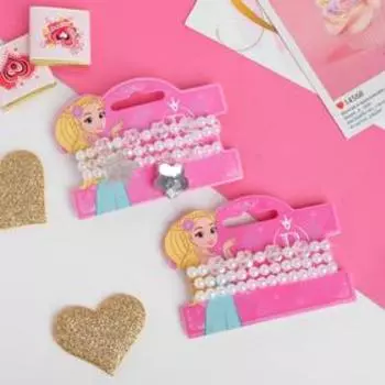 Набор детских браслетов «Выбражулька» 3 шт., цвет радужно-белый, форма МИКС