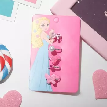 Набор детских колец «Выбражулька» нежность, форма МИКС, цветные