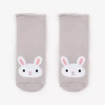 Набор детских махровых носков Крошка Я «Зайка», 2 пары, размер 10-12 см