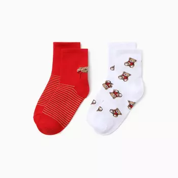 Набор детских носков KAFTAN "Мишки" 2 пары, размер 18-20 см